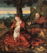 Barend van Orley Rest on the Flight into Egypt china oil painting reproduction